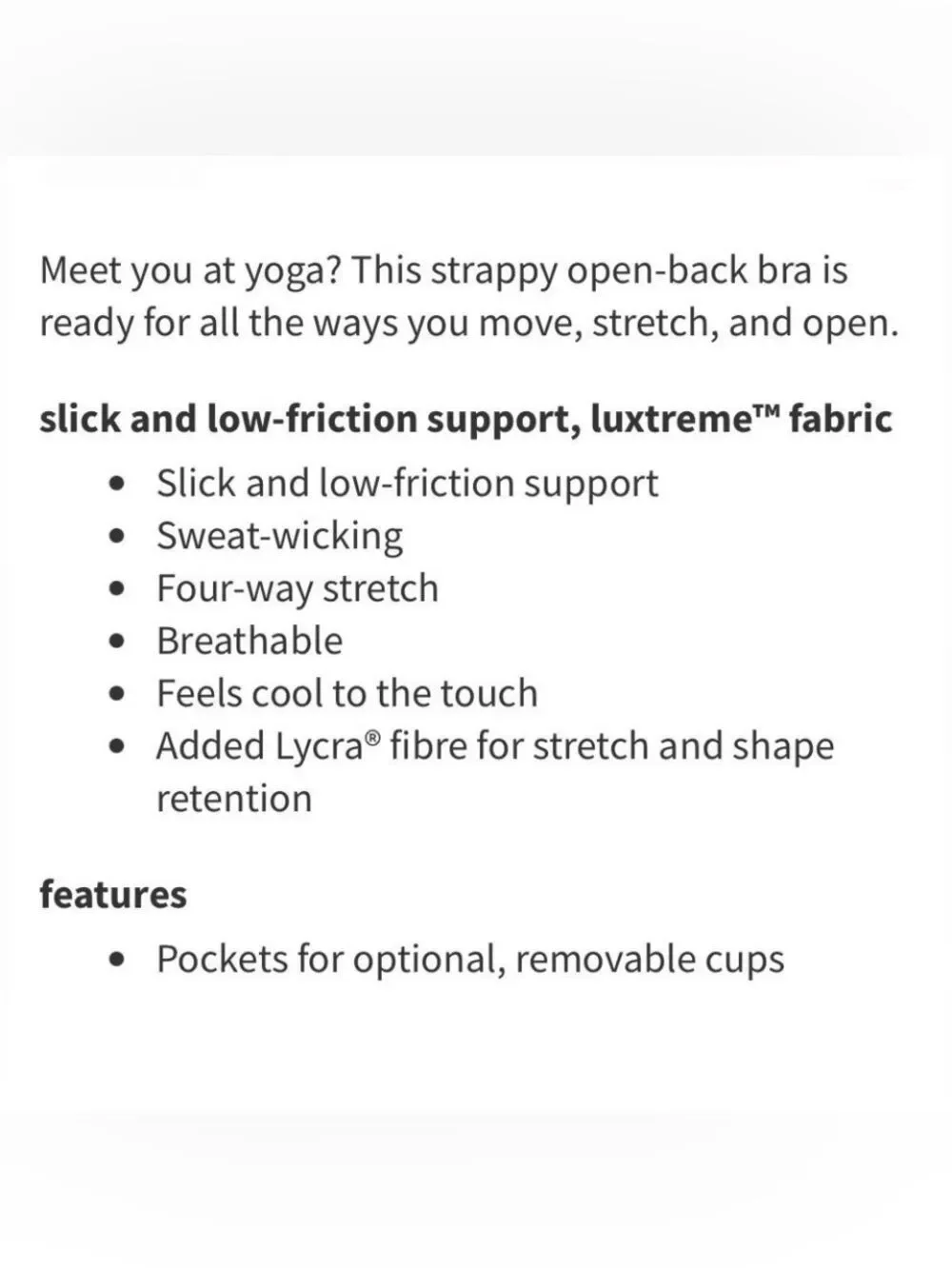 Lululemon Free to Be High-Neck Longline Bra Wild Light Support A/B Faded Zap  S6